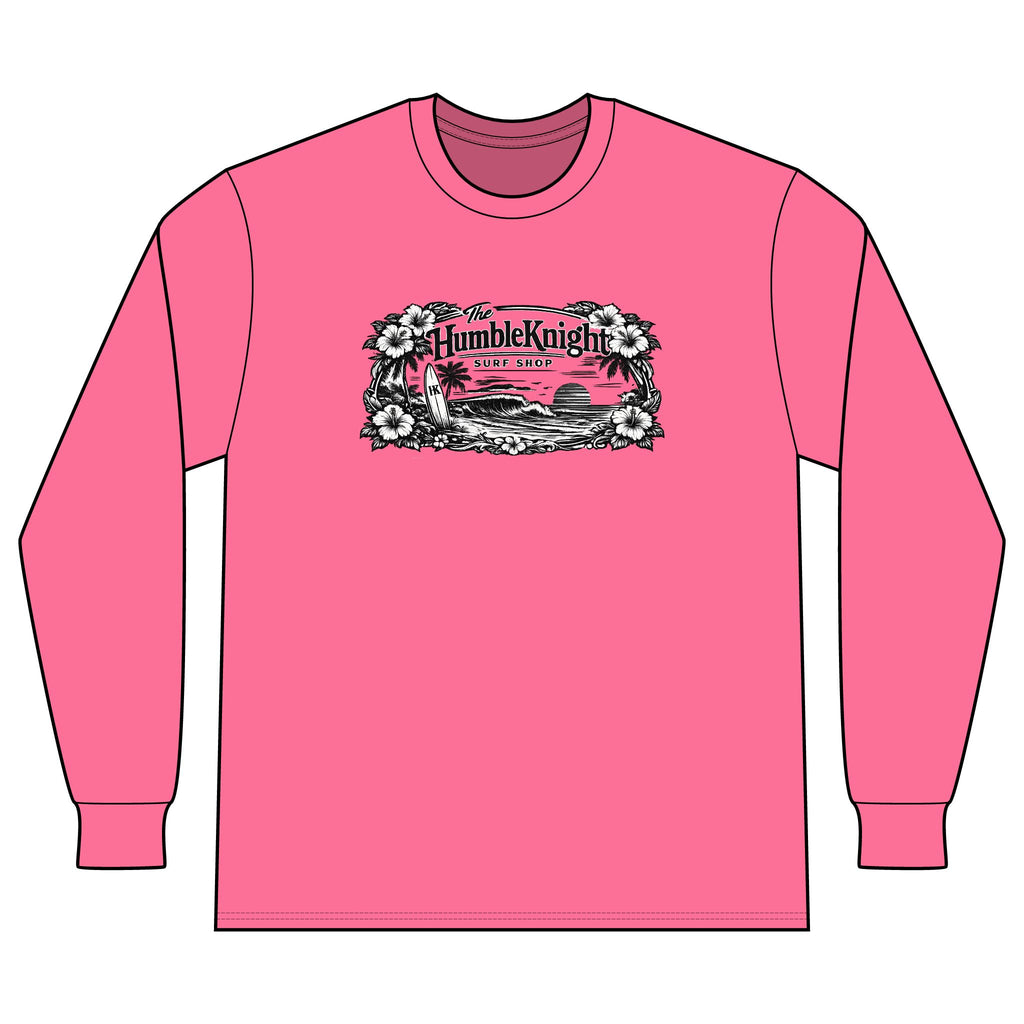 The HumbleKnight Surf Shop Hawaiian Edition Long Sleeve Tee