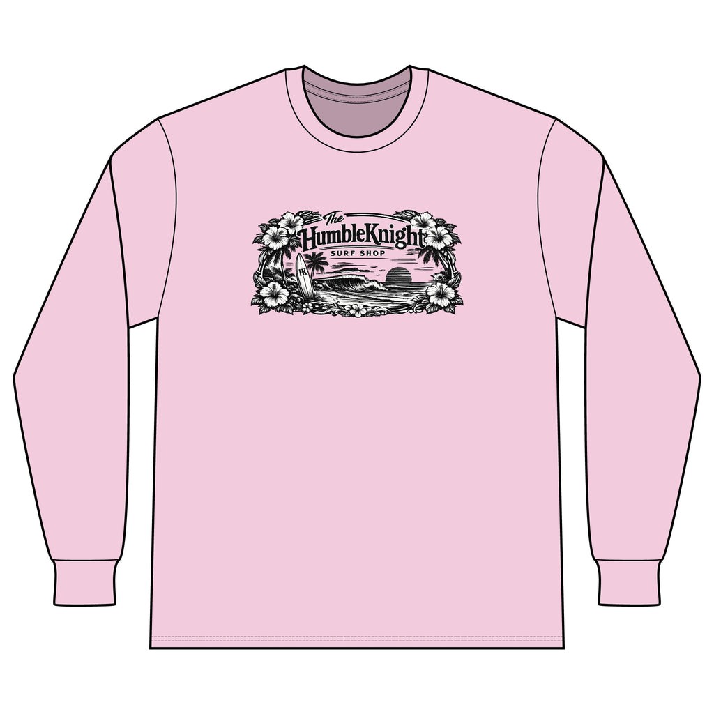 The HumbleKnight Surf Shop Hawaiian Edition Long Sleeve Tee