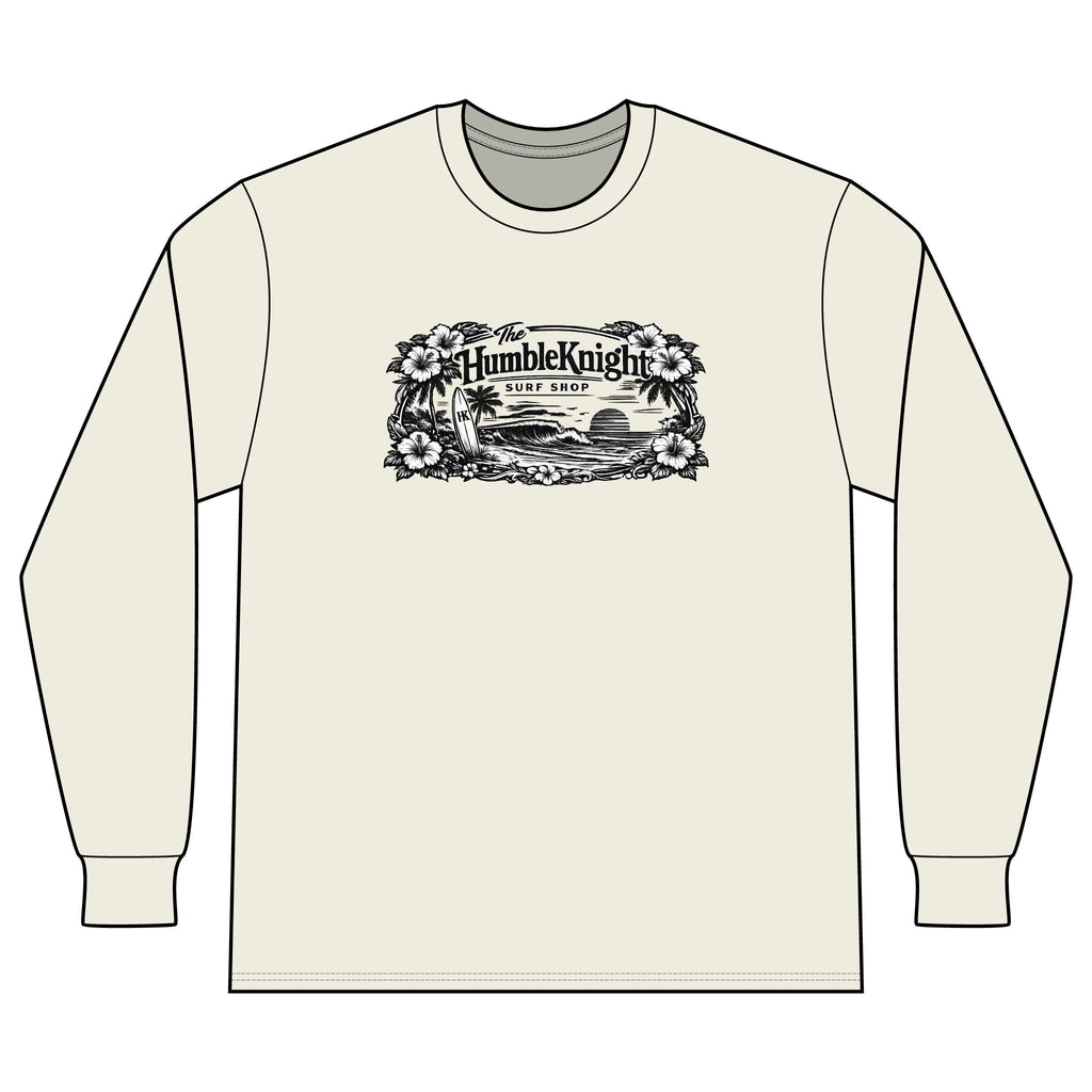 The HumbleKnight Surf Shop Hawaiian Edition Long Sleeve Tee