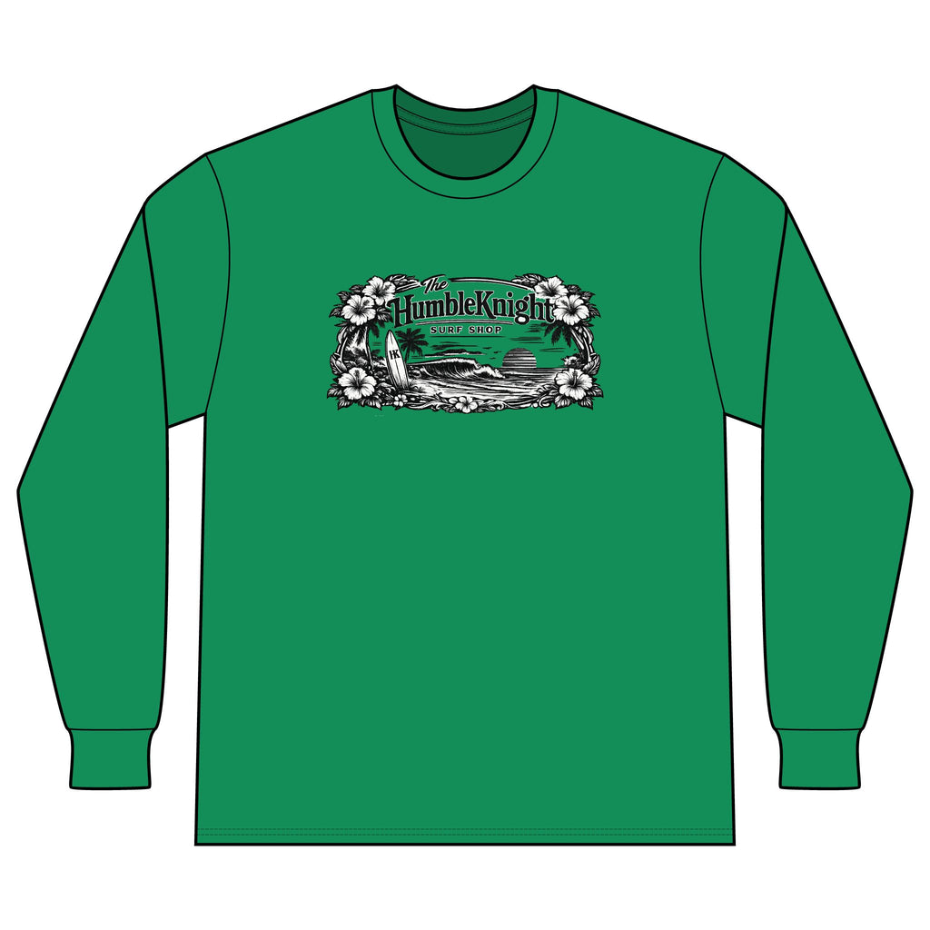 The HumbleKnight Surf Shop Hawaiian Edition Long Sleeve Tee