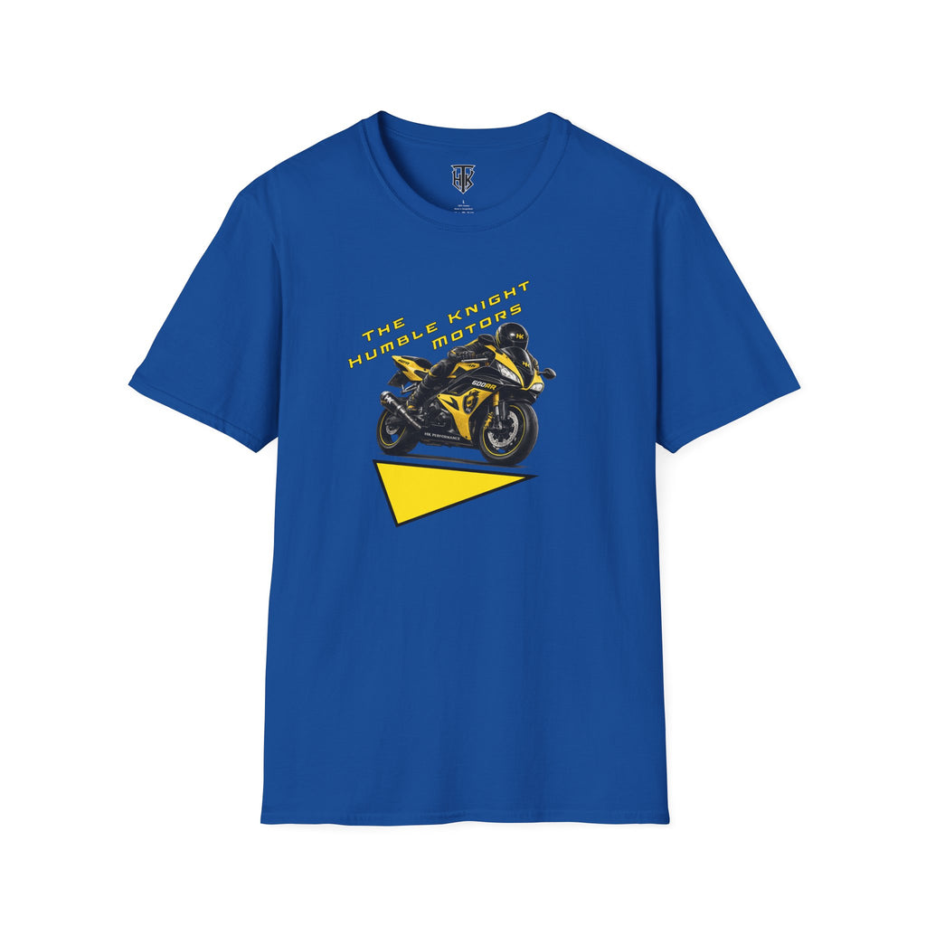 The Humble Knight Motors Yellow Sportbike Tee