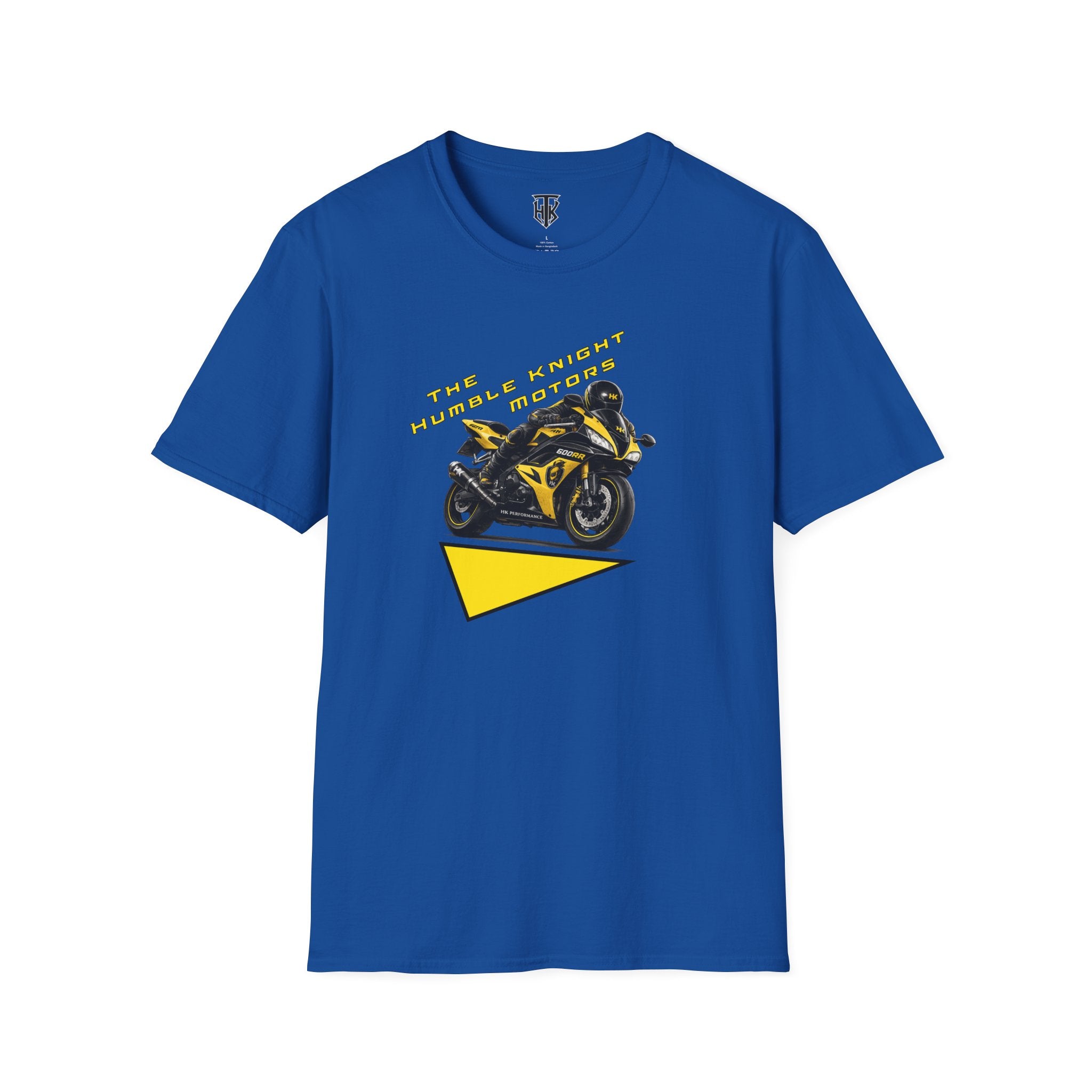 The Humble Knight Motors Yellow Sportbike Tee