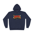 Houston Skyline Hoodie — Vintage Comic Book Design