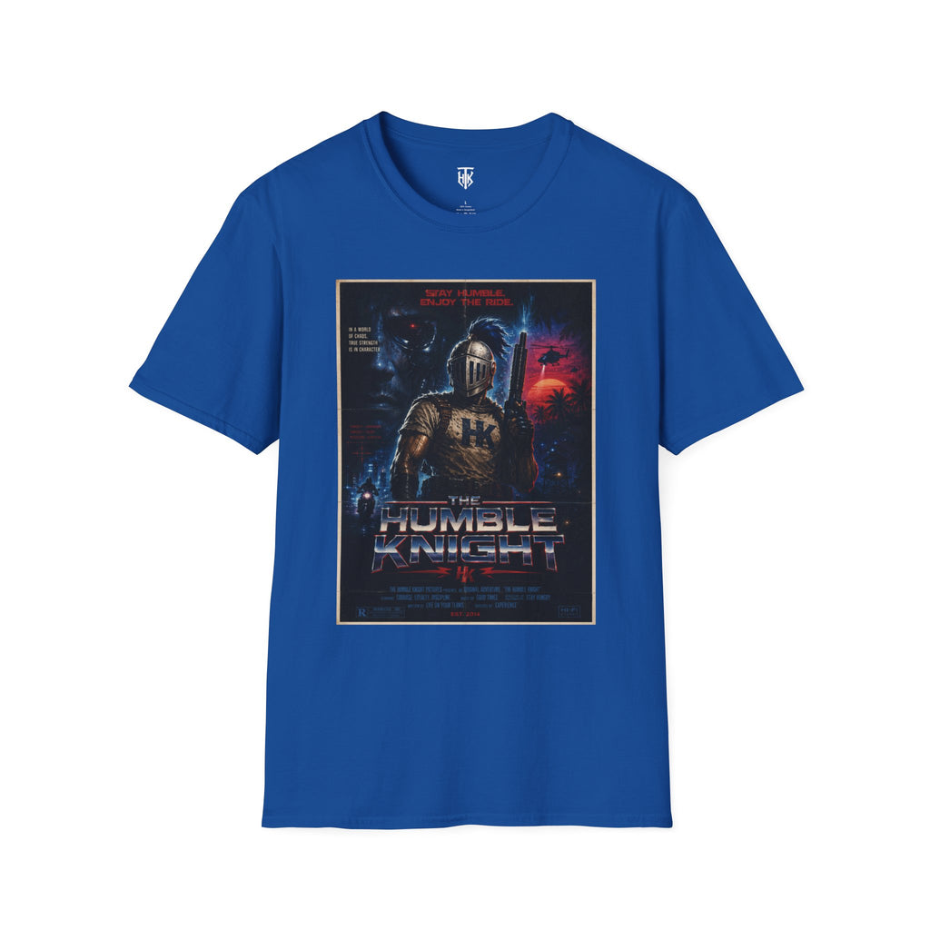 "The Humble Knight" Retro Sci‑Fi Armor Poster Tee
