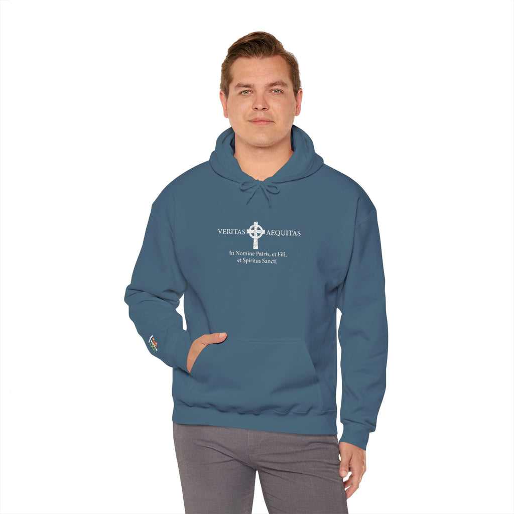 Veritas Aequitas. Embroidered Hoodie
