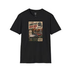 Connecticut Highlands Vintage Racing Tee — "Conn. Highlands" Retro Car Poster T-Shirt