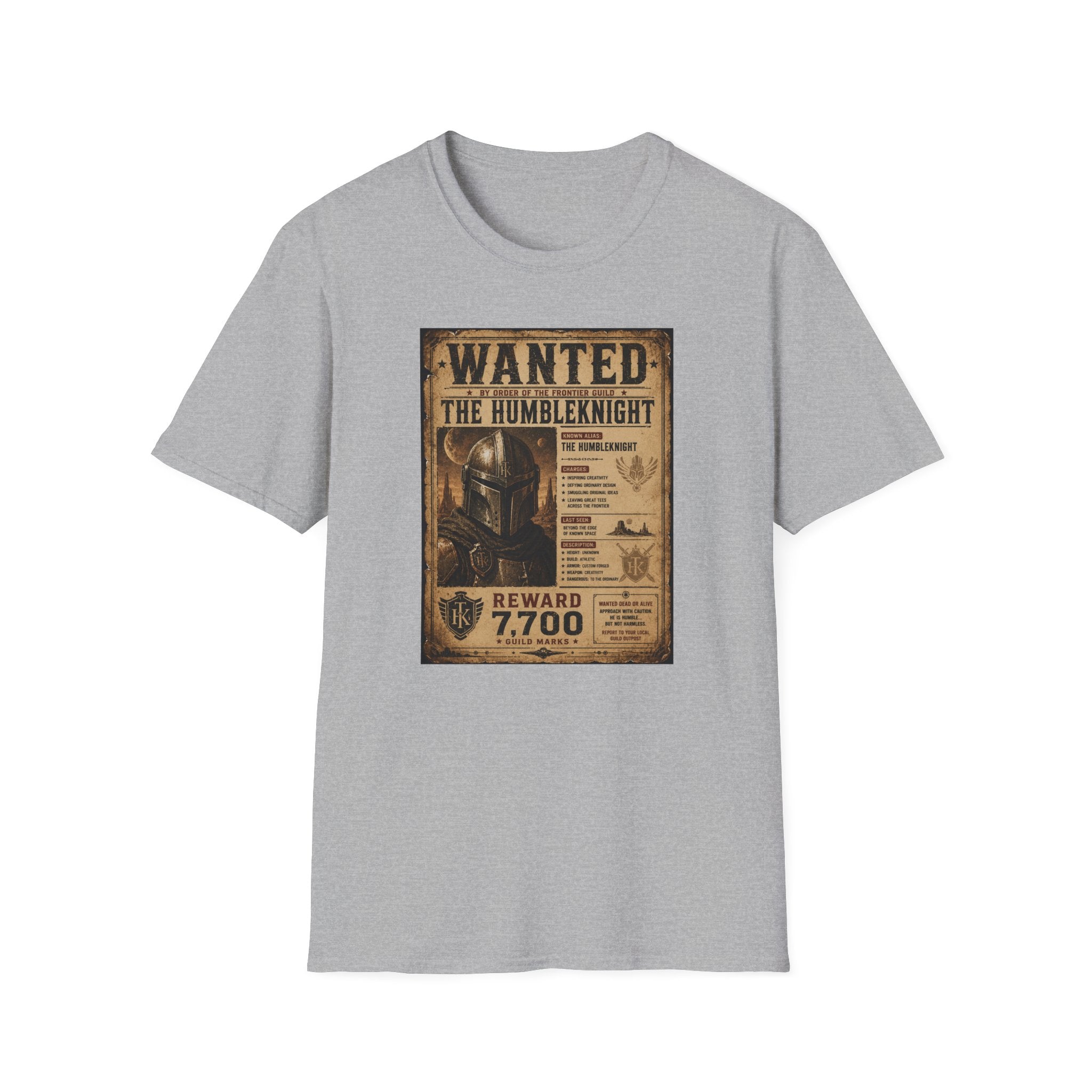 Wanted Poster 'The Humbleknight' T-Shirt