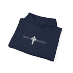 'Veritas Aequitas' Embroidered Streetwear Pullover