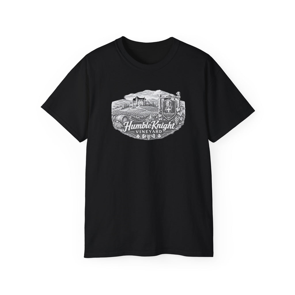 Humble Knight Vineyard Tee — Vintage Winery Graphic T-Shirt