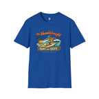 Surfing Knight T‑Shirt — "The Humbleknight" Vintage Surf & Skate Graphic