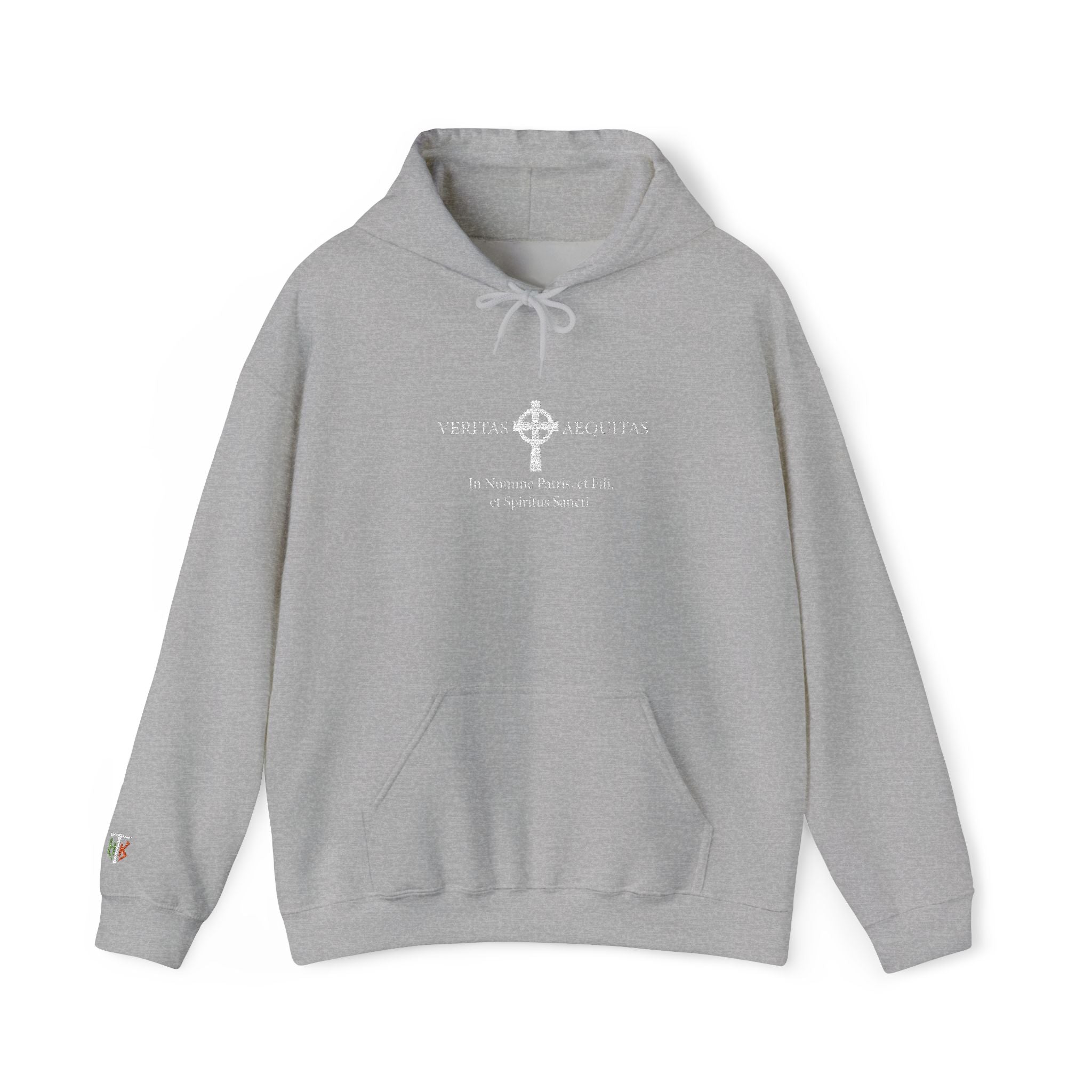 Veritas Aequitas. Embroidered Hoodie