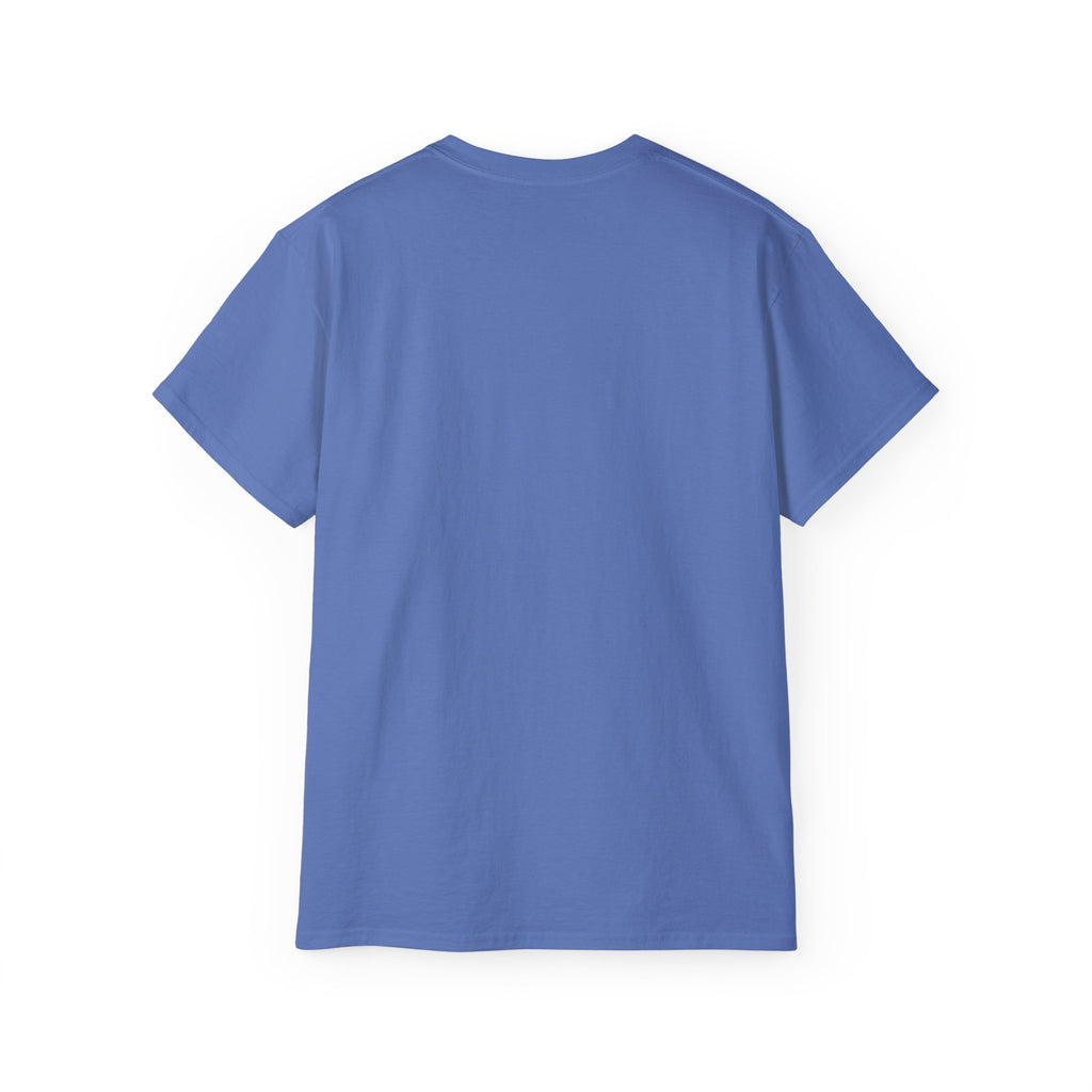 Shield Monogram Tee — Elegant Metallic Initials Graphic T-Shirt