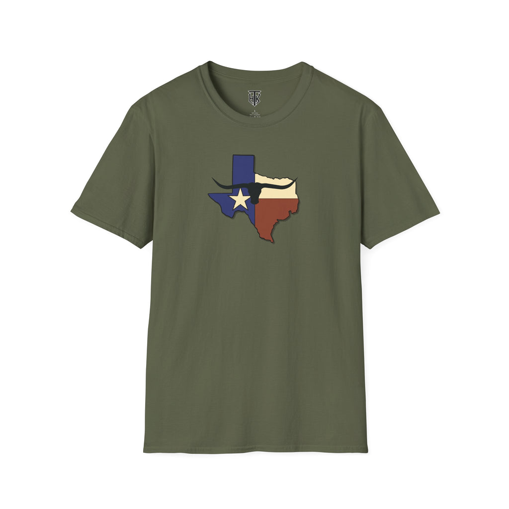 Texas Flag Outline T‑Shirt — Lone Star State Map Tee