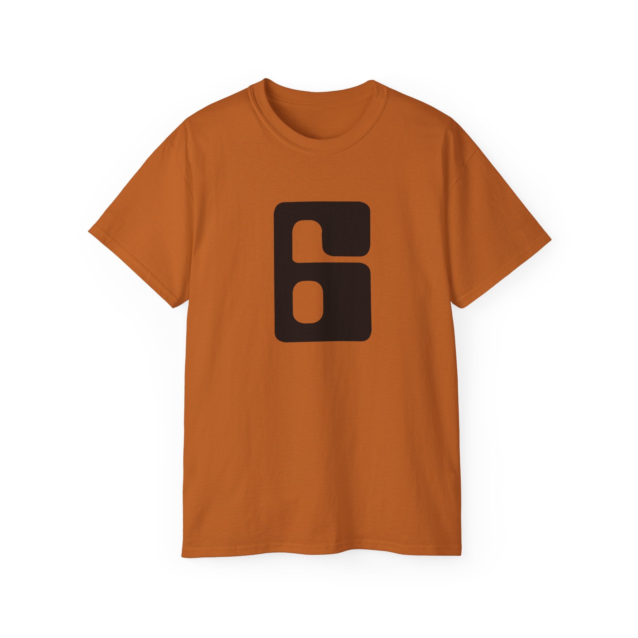 Jonathan E Number 6 T‑Shirt — Retro Athletic Graphic Tee