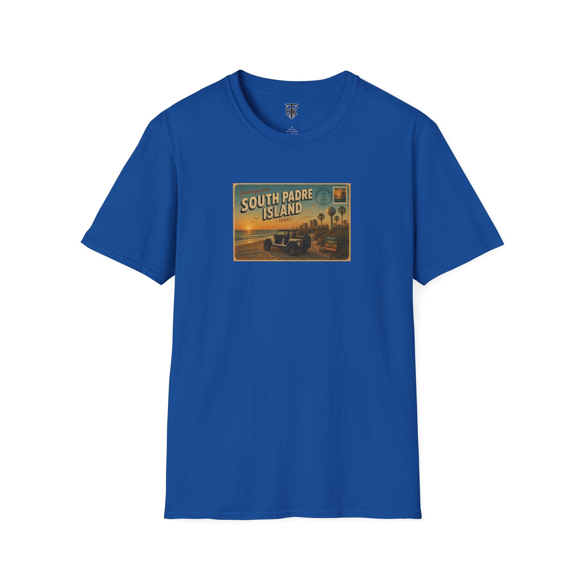 South Padre Island Postcard Vintage Beach T-Shirt