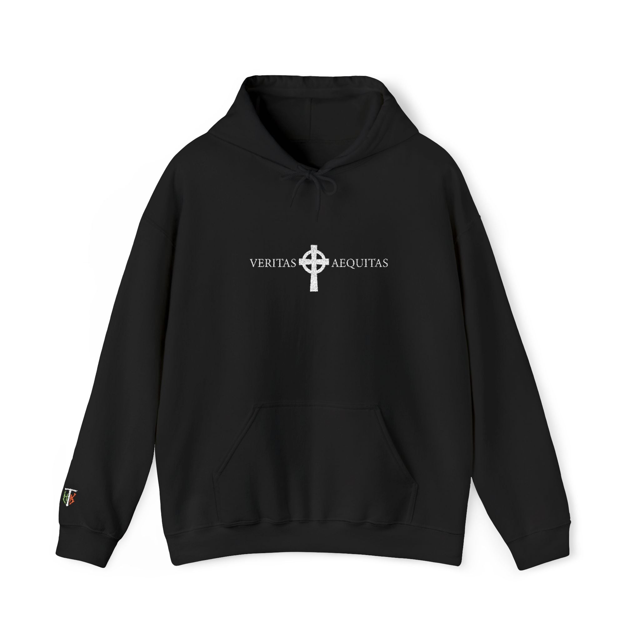 'Veritas Aequitas' Embroidered Streetwear Pullover