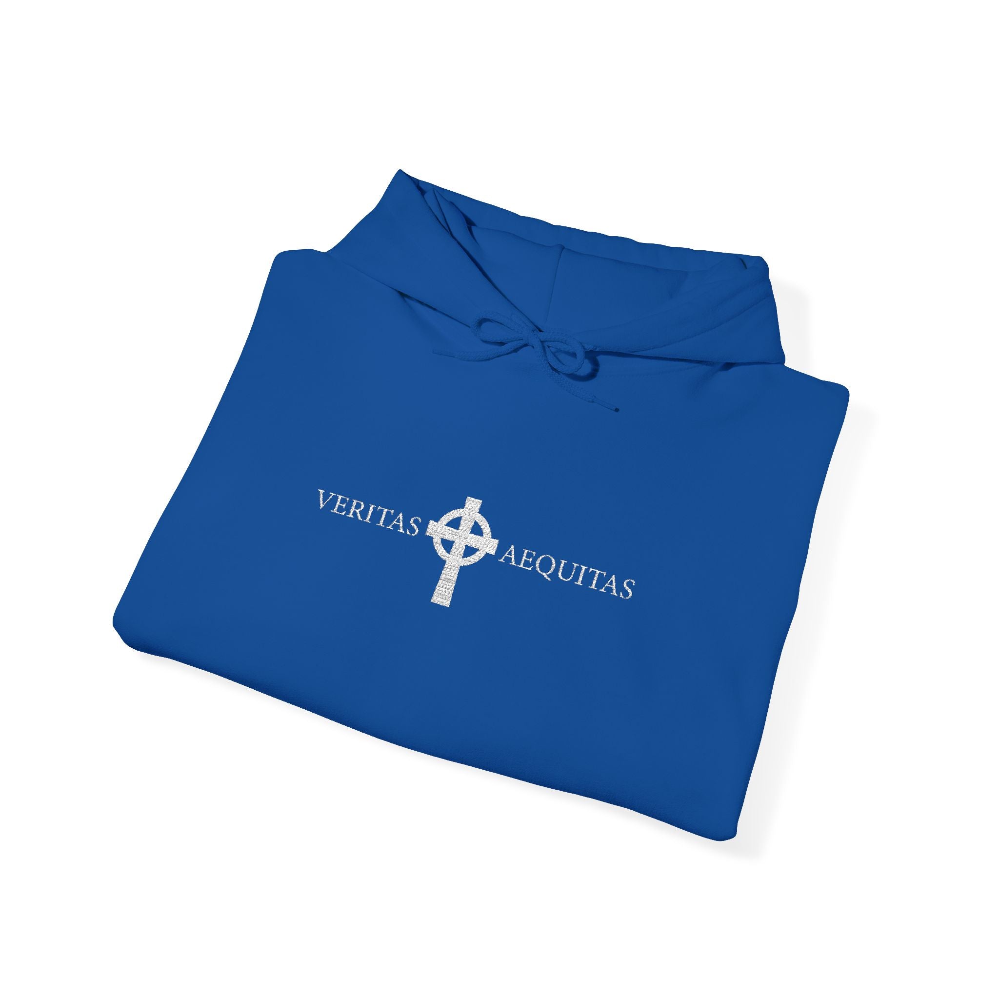 'Veritas Aequitas' Embroidered Streetwear Pullover