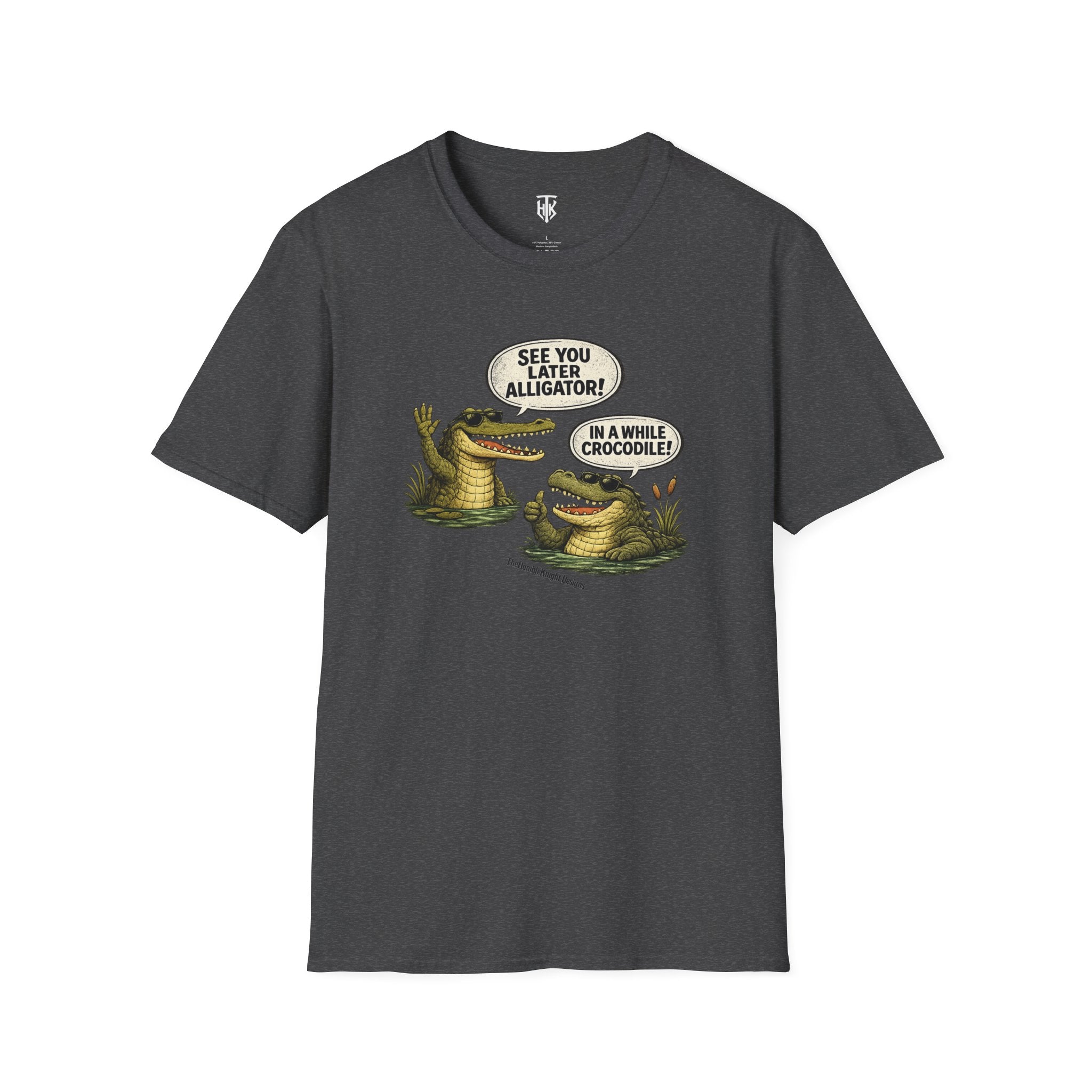 "See You Later Alligator / In A While Crocodile" Retro Graphic Tee