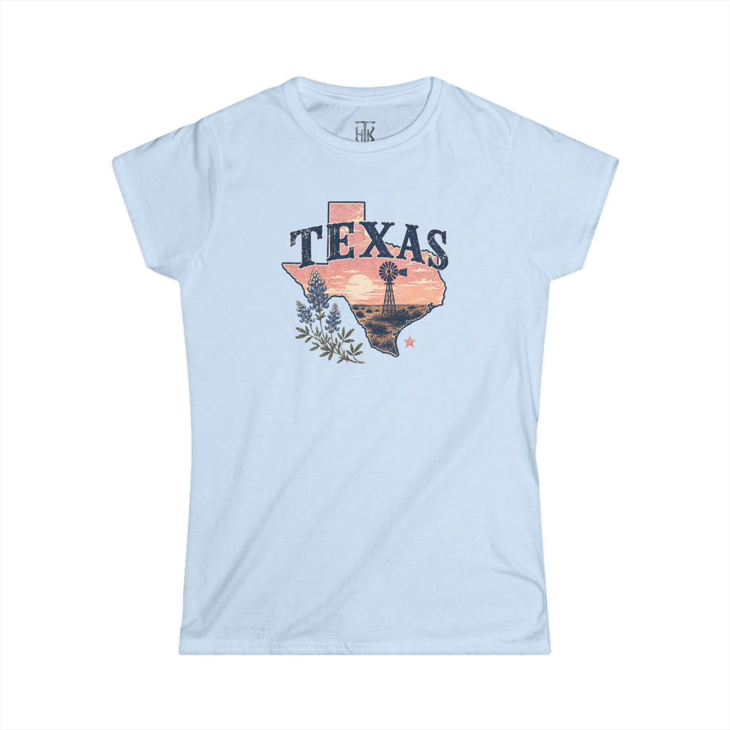 Texas Wildflower Vintage Women's Tee