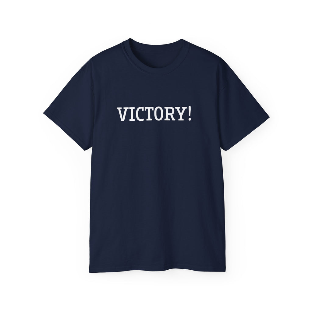 Victory! Graphic Tee - Bold Motivational Cotton T-Shirt