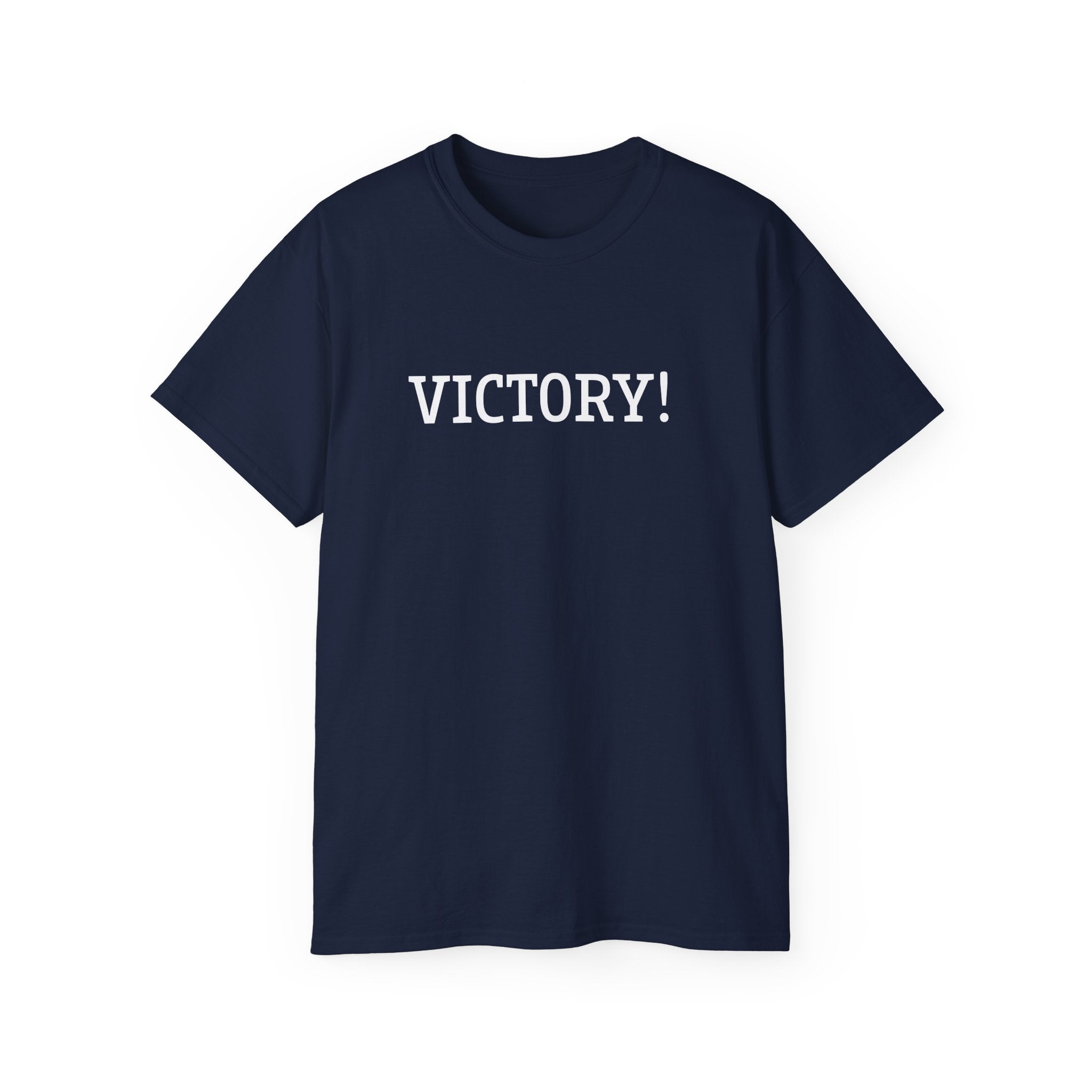 Victory! Graphic Tee - Bold Motivational Cotton T-Shirt