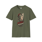 T‑Shirt — 'The Humble Knight' Skeleton Surfer Graphic Tee