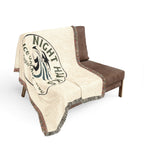 Night Hawks Ice Hockey Club Woven Blanket — Sugar Land Texas Team Throw