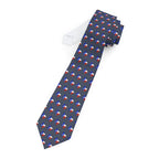 Texas Flag Pattern Necktie — Men's Patriotic State Pride Tie