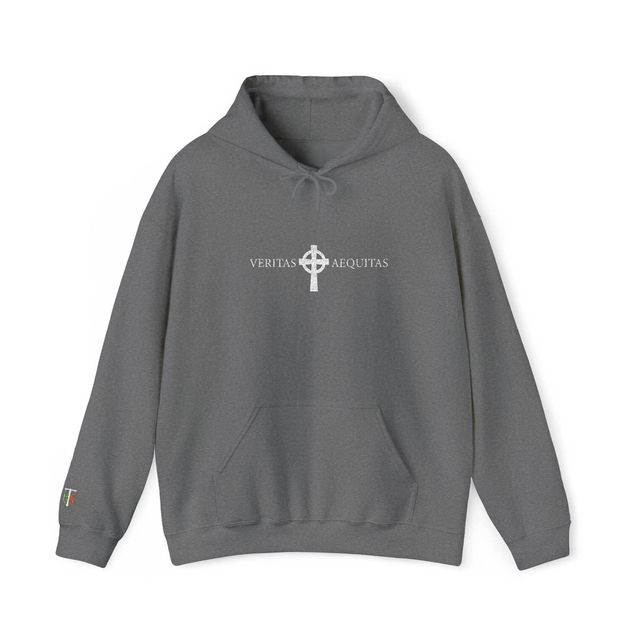 'Veritas Aequitas' Embroidered Streetwear Pullover