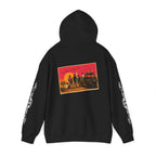 Surf Crew Vintage Sunset Hoodie — Beach Surfing Graphic Pullover