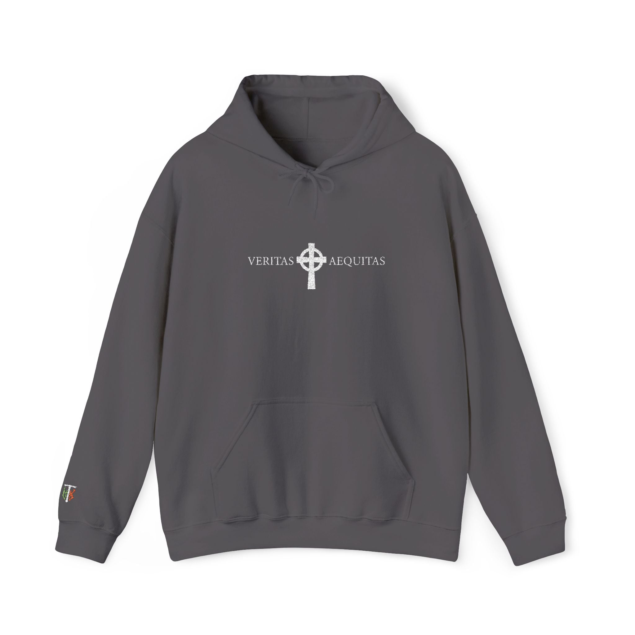'Veritas Aequitas' Embroidered Streetwear Pullover