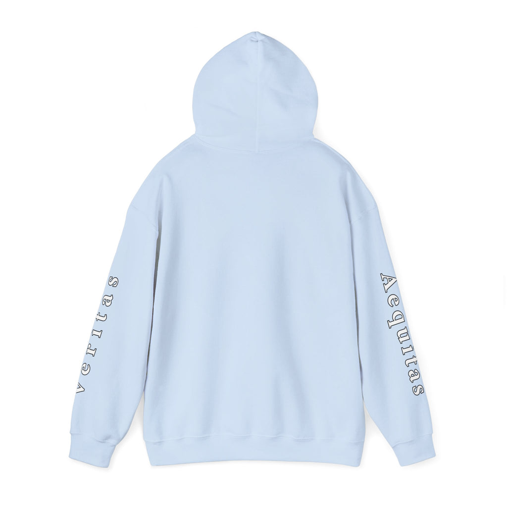 Veritas Aequitas "In Nomine Patris, et Filii, et Spiritus Sancti" Sleeve Scripture Pullover