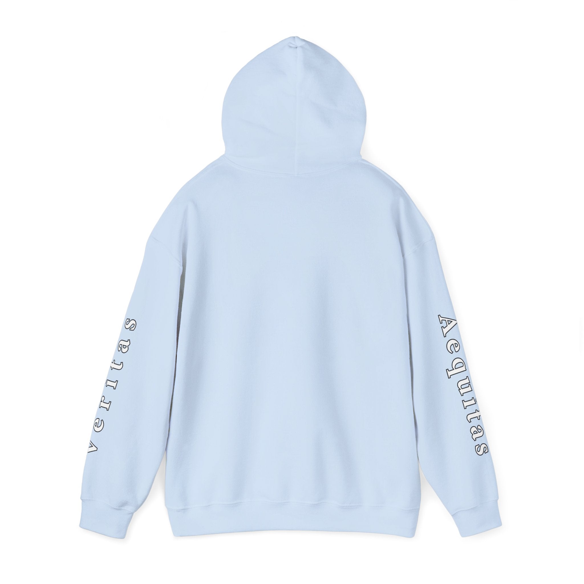 Veritas Aequitas "In Nomine Patris, et Filii, et Spiritus Sancti" Sleeve Scripture Pullover