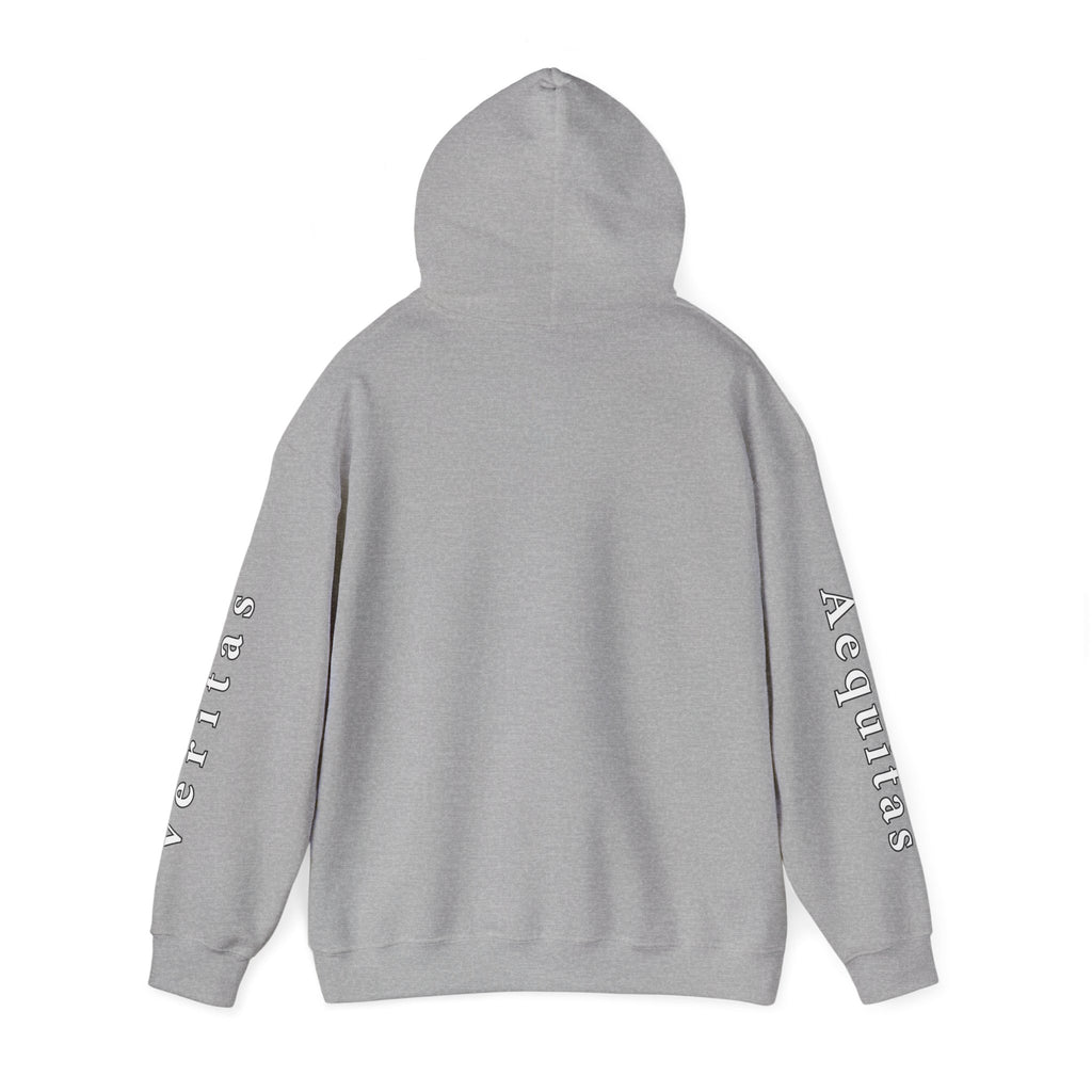 Veritas Aequitas "In Nomine Patris, et Filii, et Spiritus Sancti" Sleeve Scripture Pullover