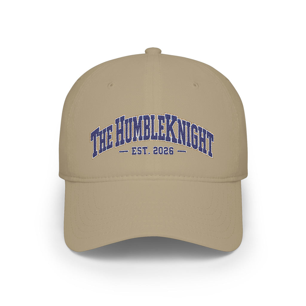 The Humble Knight Embroidered Collegiate Logo Baseball Cap