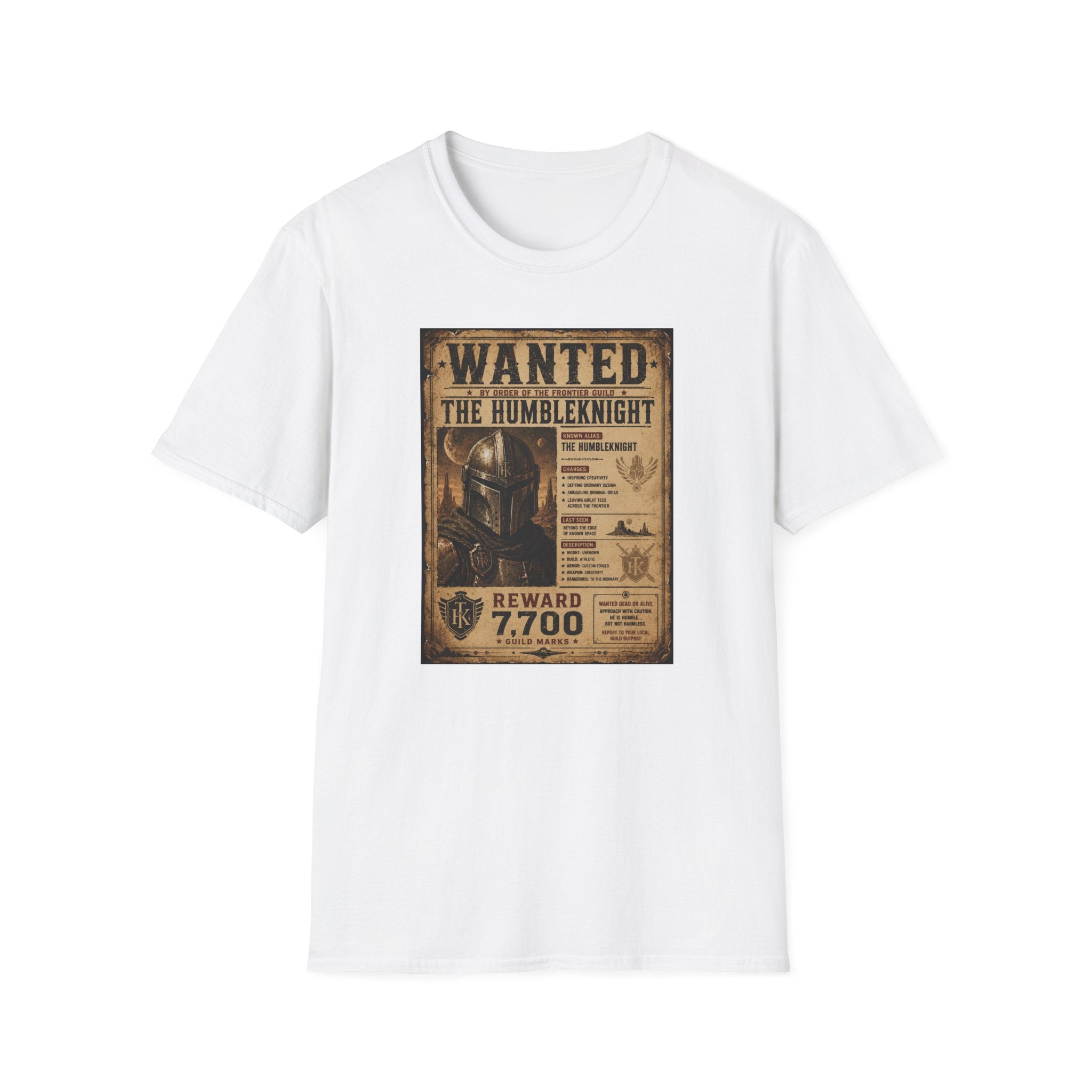 Wanted Poster 'The Humbleknight' T-Shirt