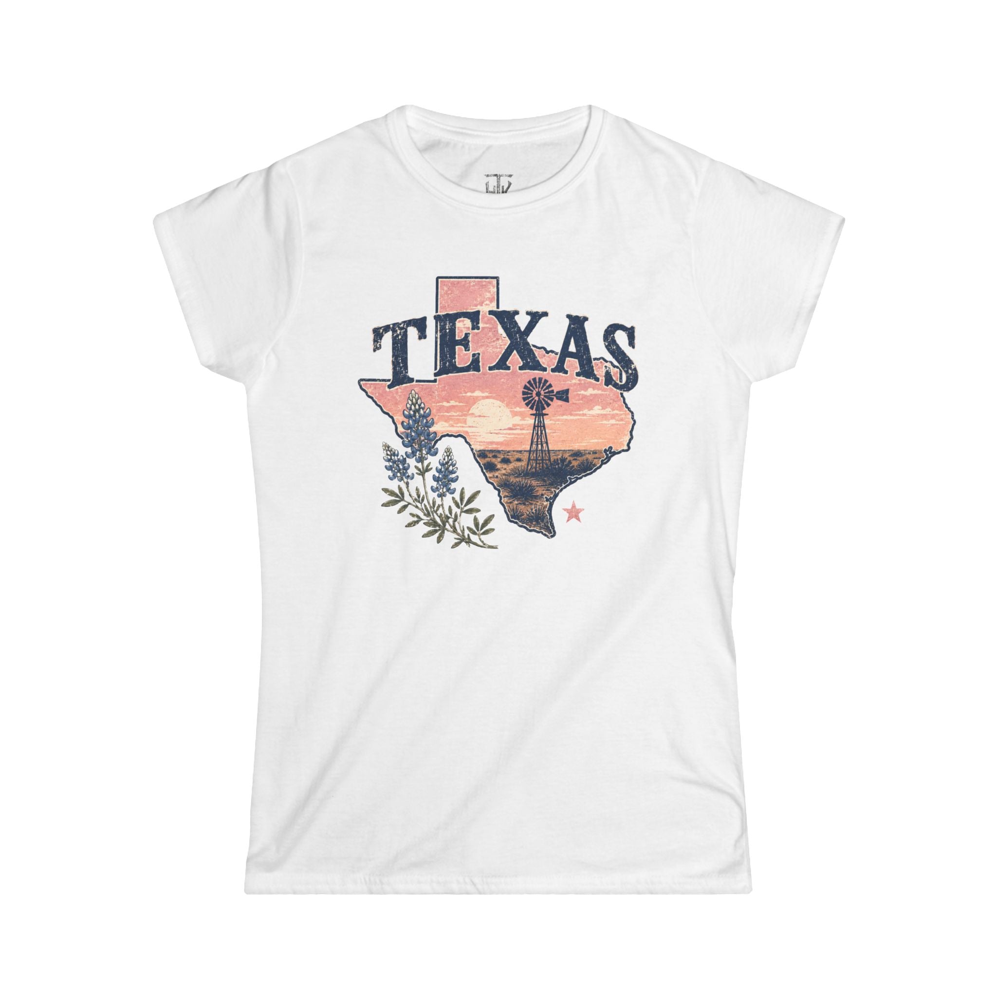 Texas Wildflower Vintage Women's Tee