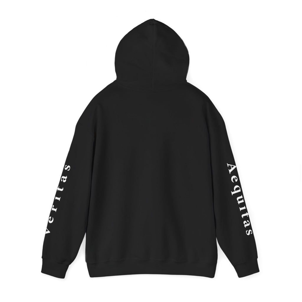 Veritas Aequitas "In Nomine Patris, et Filii, et Spiritus Sancti" Sleeve Scripture Pullover