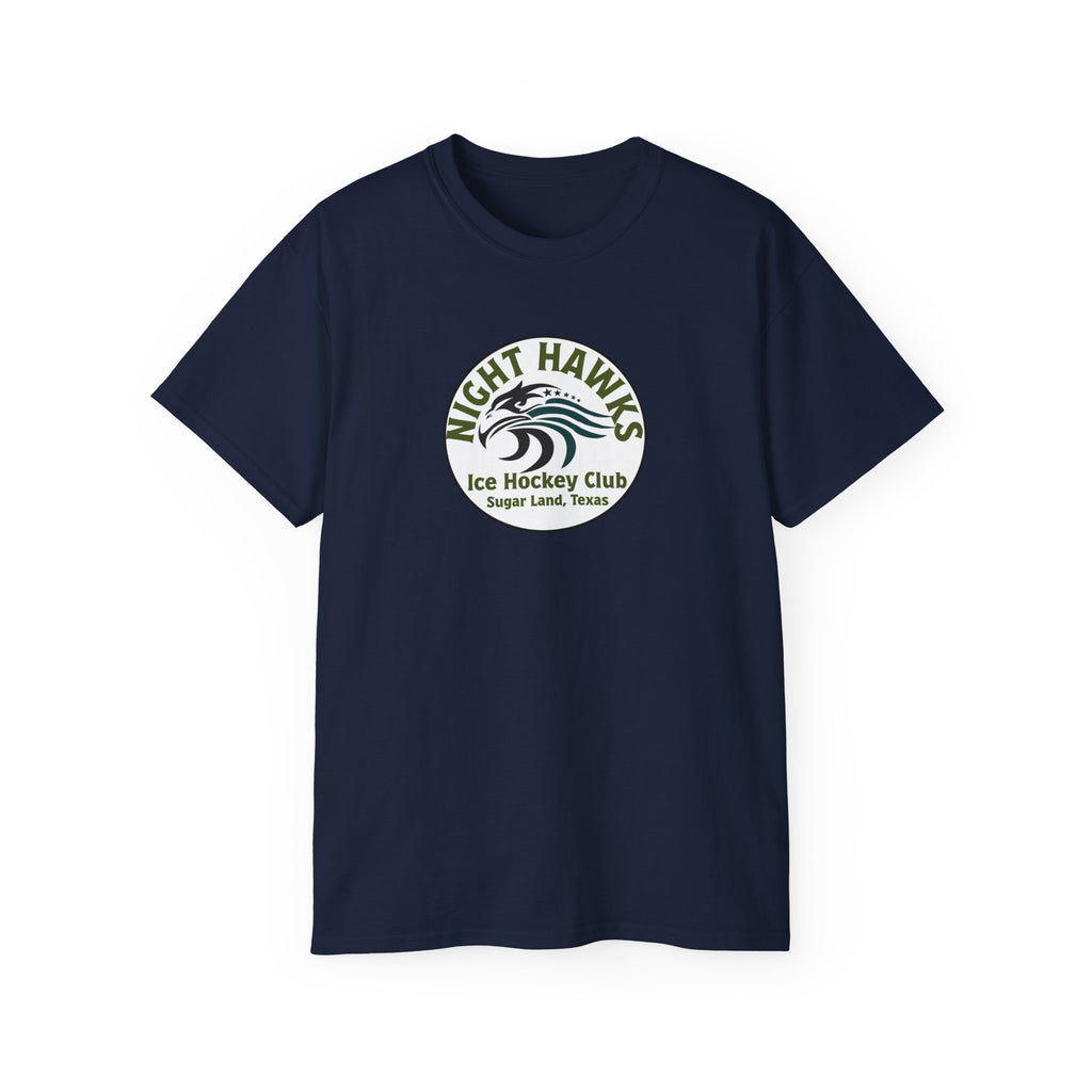 Night Hawks Ice Hockey Club Tee — Sugar Land, Texas Vintage Logo