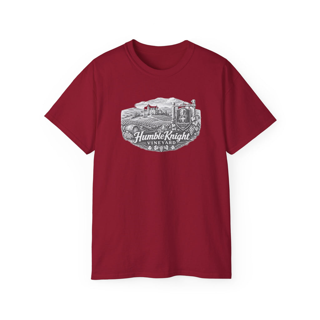 Humble Knight Vineyard Tee — Vintage Winery Graphic T-Shirt