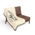 Night Hawks Ice Hockey Club Woven Blanket — Sugar Land Texas Team Throw