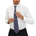 Texas Flag Pattern Necktie — Men's Patriotic State Pride Tie