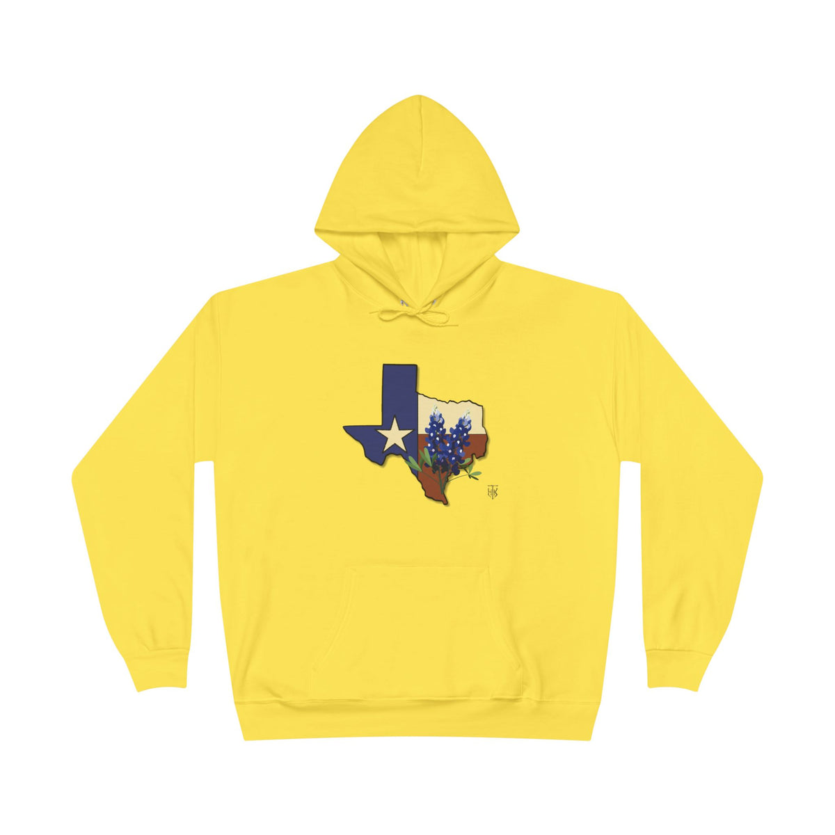 Texas State Hoodie with Bluebonnet & Lone Star