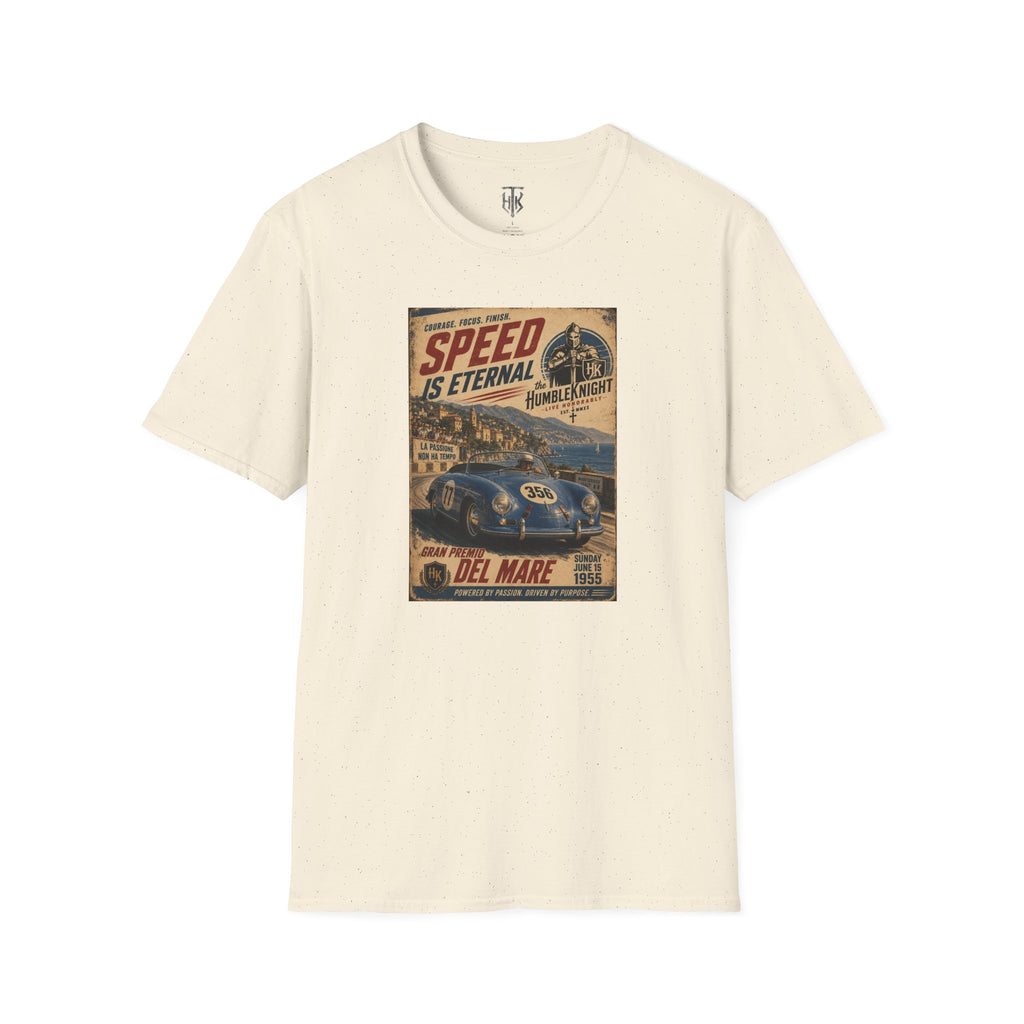 Vintage Racing T-Shirt — "Speed Is Eternal" Retro Race Car Tee
