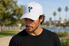 A Riddle Dad hat. puff embroidery