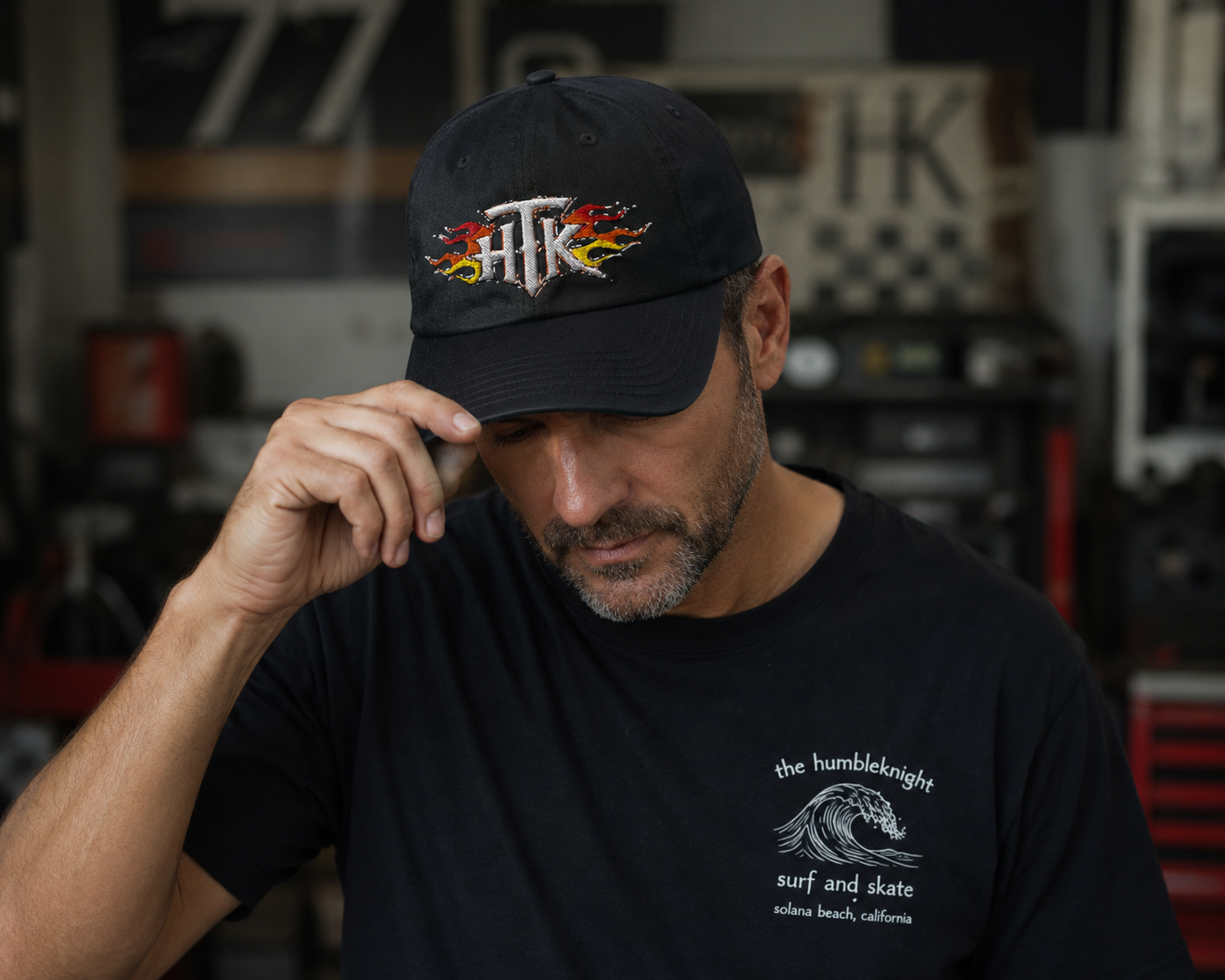 HTK Speed Under Armour® dad hat. Puff embroidery